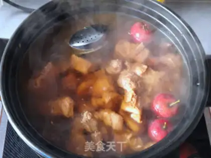 Make Red beef noodles step 9