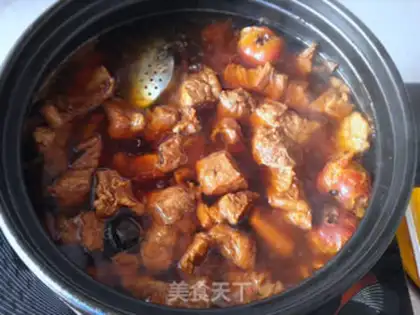 Make Red beef noodles step 10
