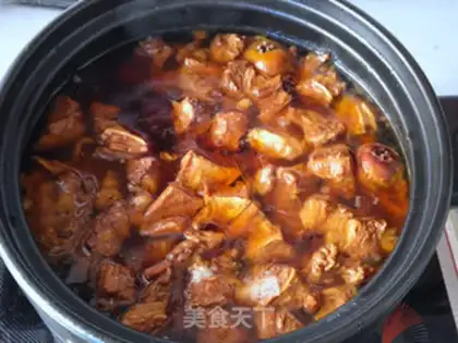 Make Red beef noodles step 12