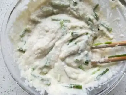 Make Onion cakes step 7