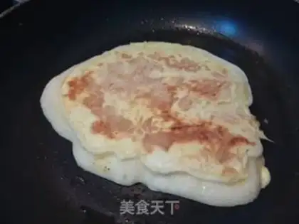 Make Egg pancakes step 5