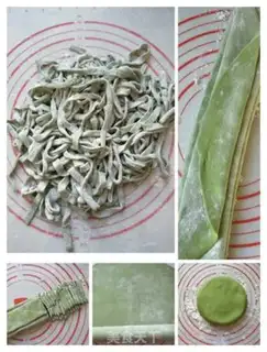 Make Wheat and spinach noodles step 4