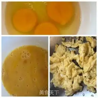 Make Egg fan cabbage step 3