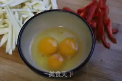 Make White fried eggs step 4
