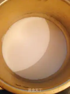 Make Potato crotch ginger milk step 4