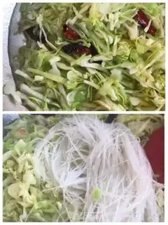 Make Egg fan cabbage step 5