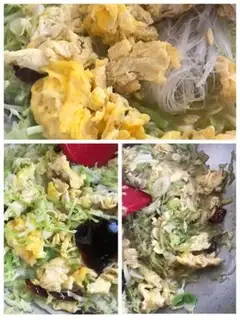 Make Egg fan cabbage step 6