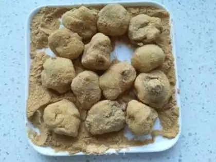 Make Chestnut roses and rice step 12