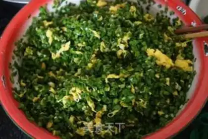 Make Scrambled egg dumplings step 4