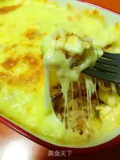 Make Cheese fried rice step 5