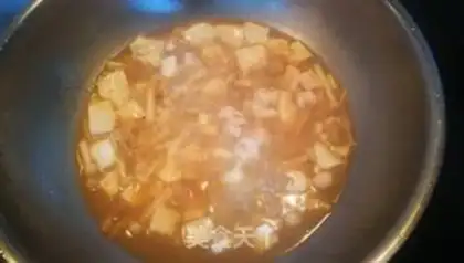Make Seafood tofu step 4