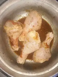 Make The secret juice roasted chicken legs step 3