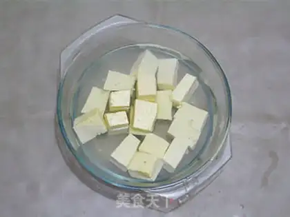 Make Bean tofu soup step 1