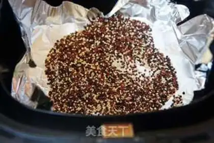 Make Three-coloured quinoa tea step 3