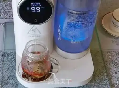 Make Three-coloured quinoa tea step 7