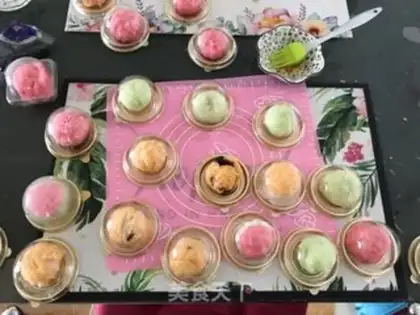 Make Four-colour ice cream snacks step 5