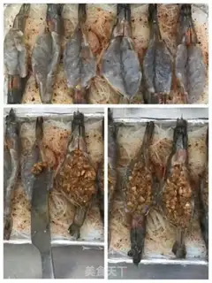 Make Garlic fan shrimp step 4