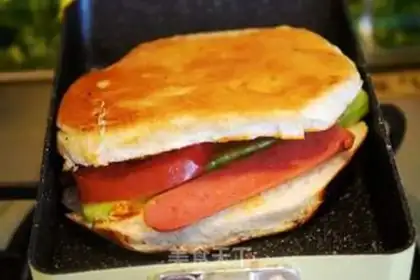 Make Chinese sandwich step 5