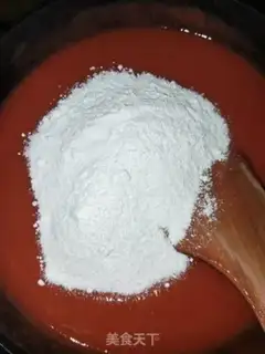Make A mountain cake step 8