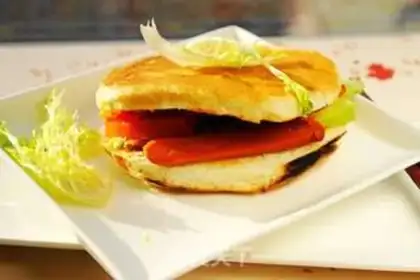 Make Chinese sandwich step 6