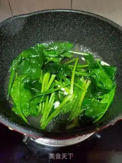 Make Spinach liver soup step 3