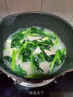 Make Spinach liver soup step 5