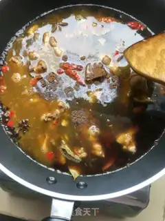 Make Old hen with potatoes step 8