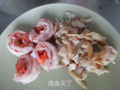 Make Seafood lamb noodles step 6