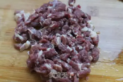 Make Spicy beef step 1