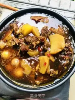 Make Old hen with potatoes step 12