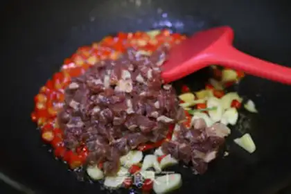 Make Spicy beef step 6