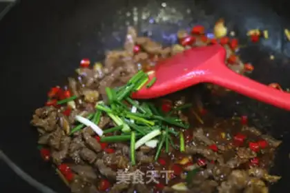 Make Spicy beef step 7