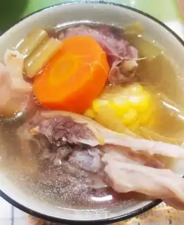 Make Duck bone corn carrot soup step 3