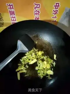 Make A big cabbage with wooden bean bubbling step 2