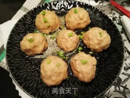 Make Scorched radish pork balls step 6