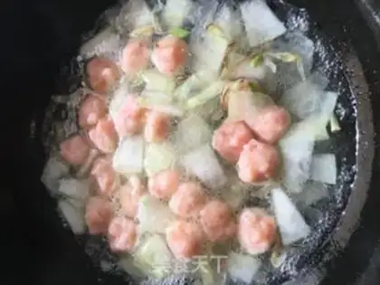 Make Shrimpball soup step 6