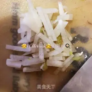 Make White jade radish tofu step 1