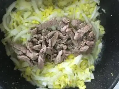Make Scrambled meatloaf step 4