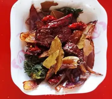 Make Pepper oil step 4