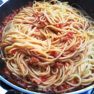 Make Tomato sauce pasta step 8