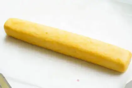 Make Salted egg yellow cheese cookies step 8