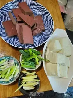 Make Duck tofu step 0