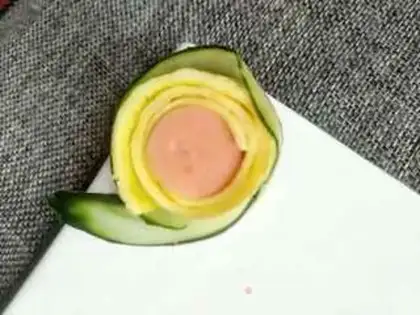 Make Super lollipop omelet step 5