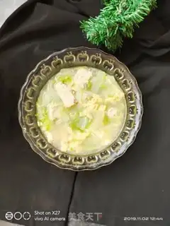 Make Big cabbage, tofu eggs soup step 8