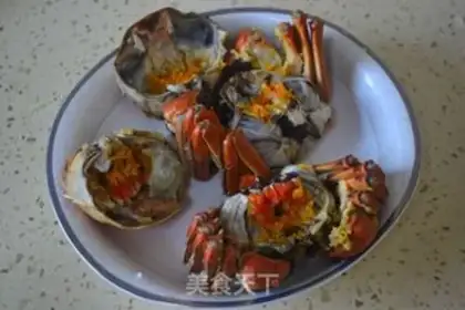 Make Crab and yellow lion head step 7