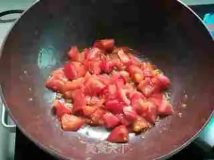Make Tomato fat noodles step 4