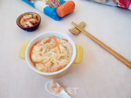 Make Mee with rice soup step 7