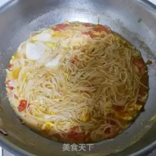 Make Tomato egg noodles step 9