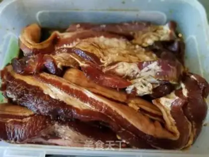 Make Homemade broad meat step 1