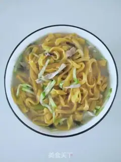 Make Pumpkin hot noodles step 6